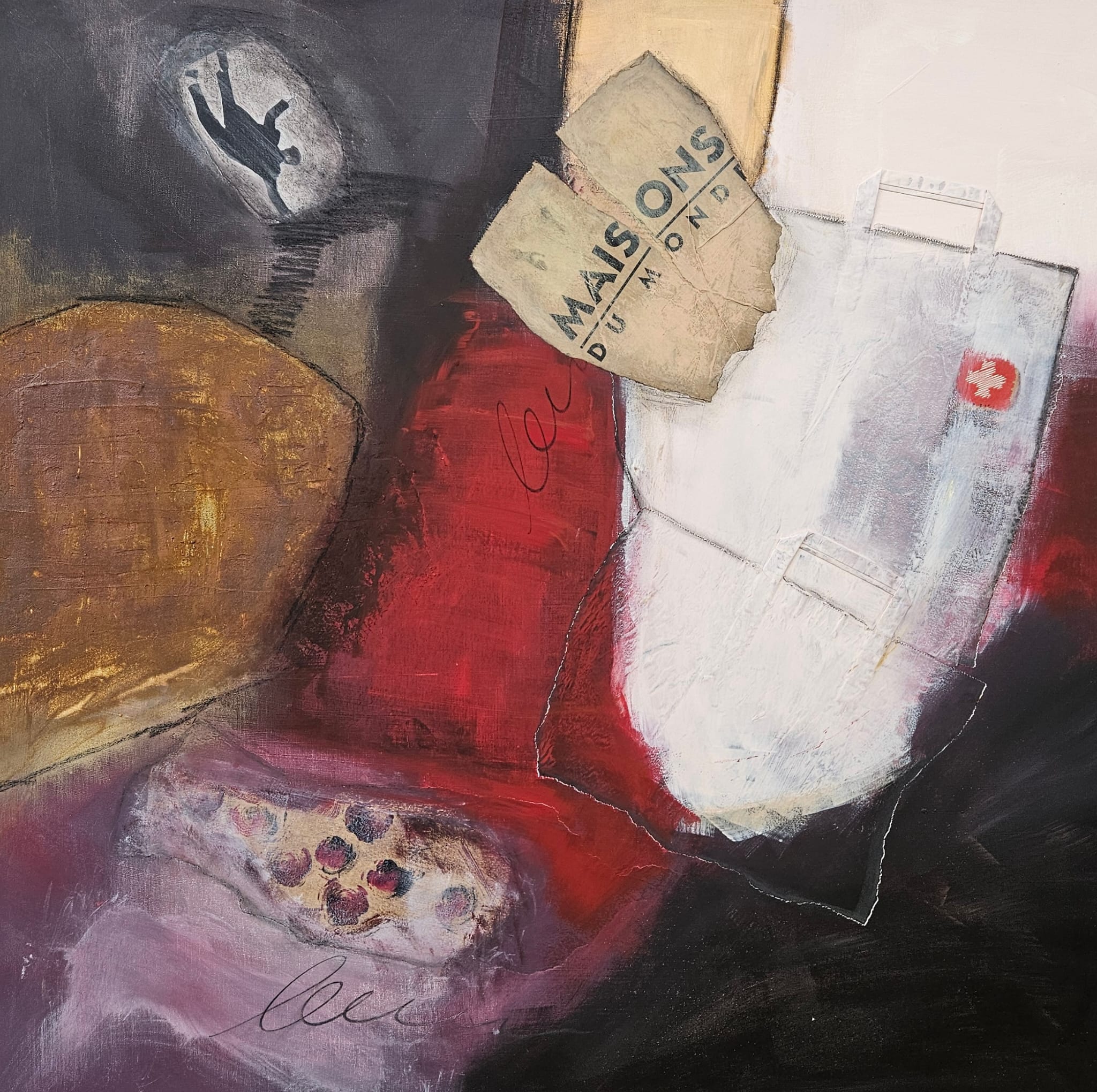 Heimatliebe II  100x100cm  1850.-