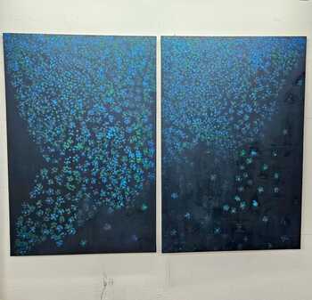 Karma I & II (Öl auf Leinwand)  120x80cm  je 1800.-/beide 3000.-